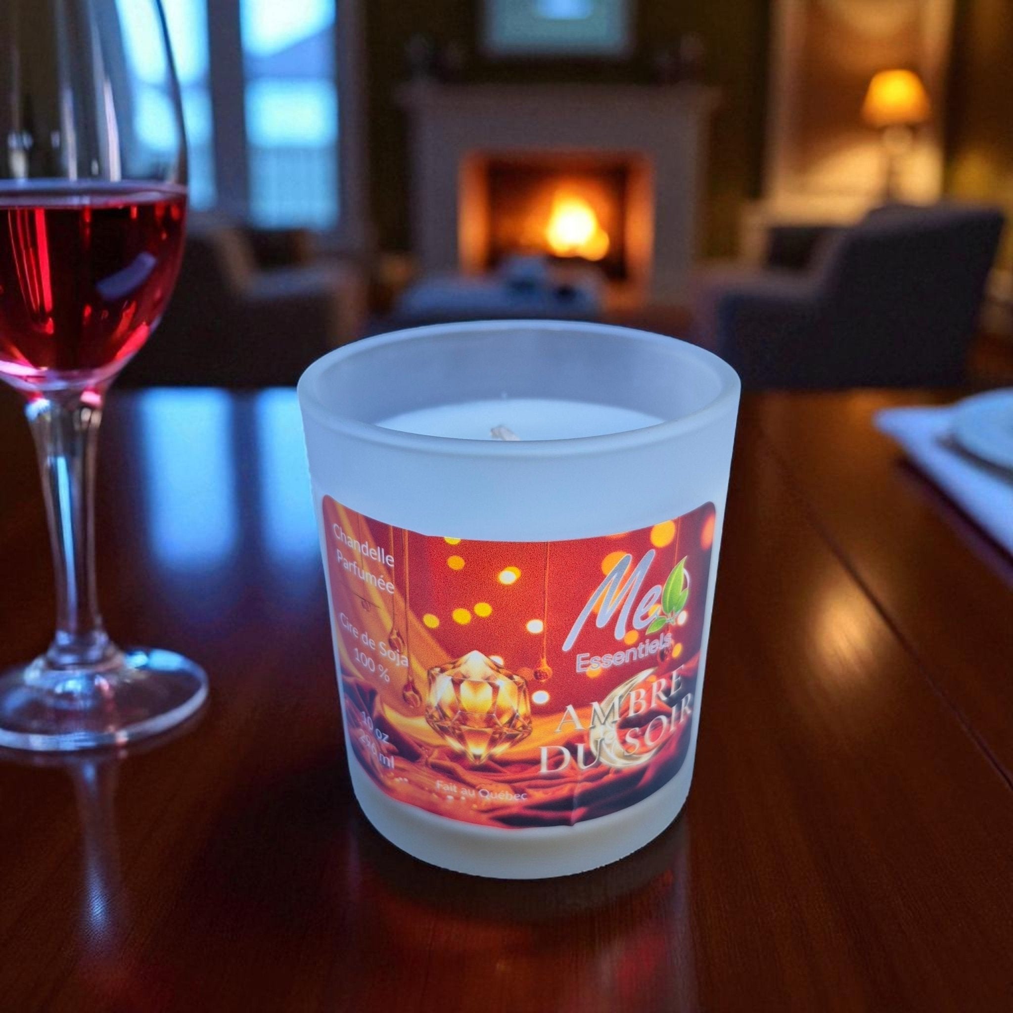 Ambre du Soir - Chandelle 10 oz - Me Essentiels