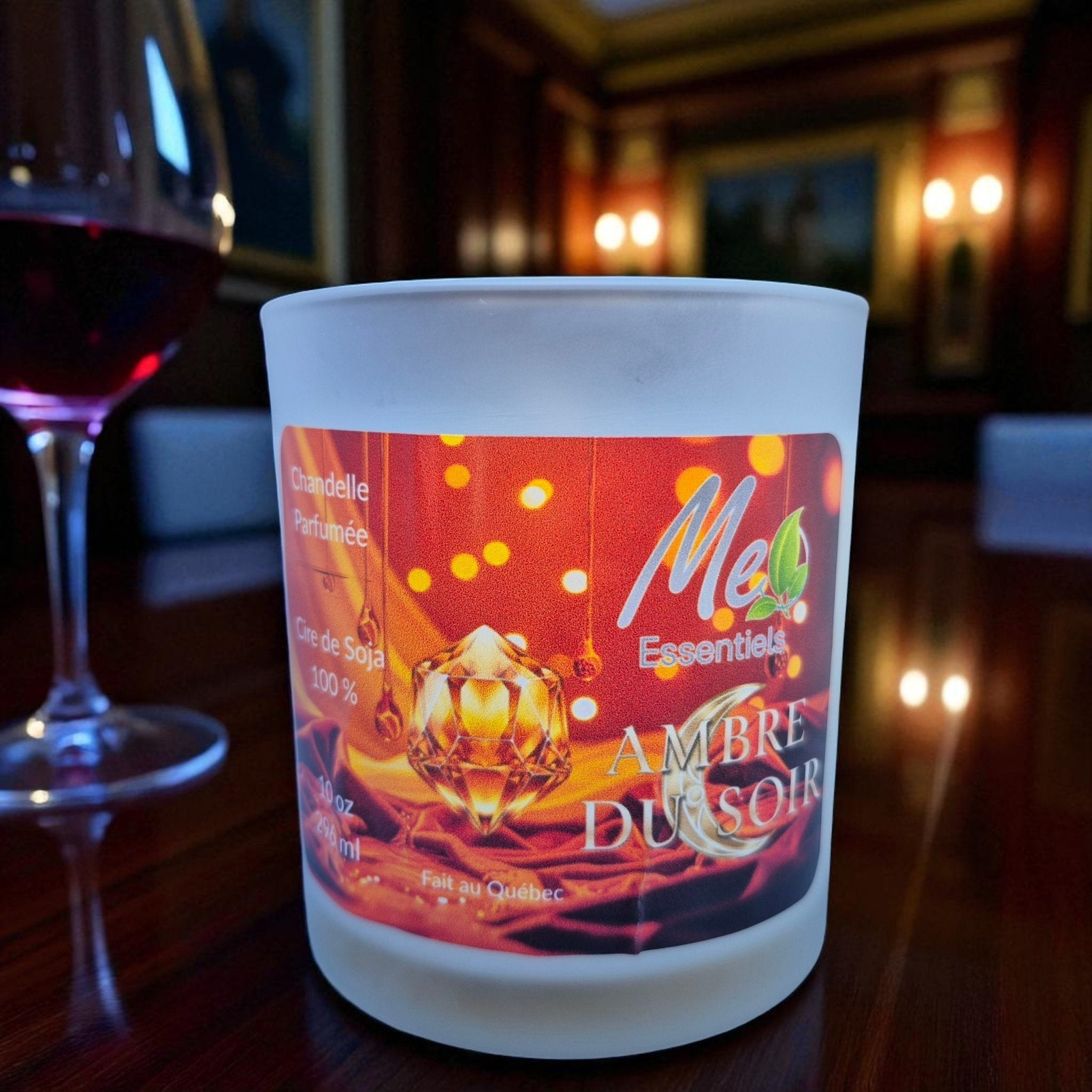 Ambre du Soir - Chandelle 10 oz - Me Essentiels