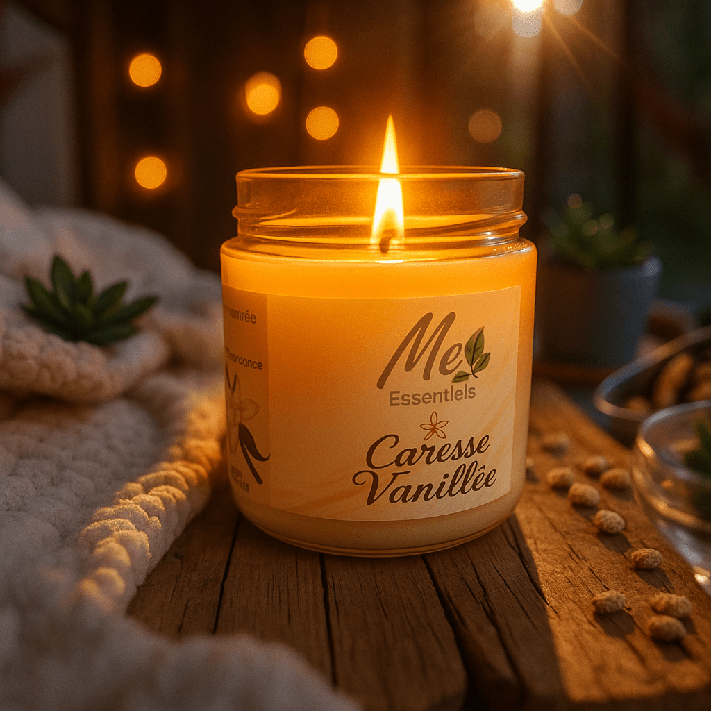 Caresse Vanillée - Chandelle 4 oz - Me Essentiels