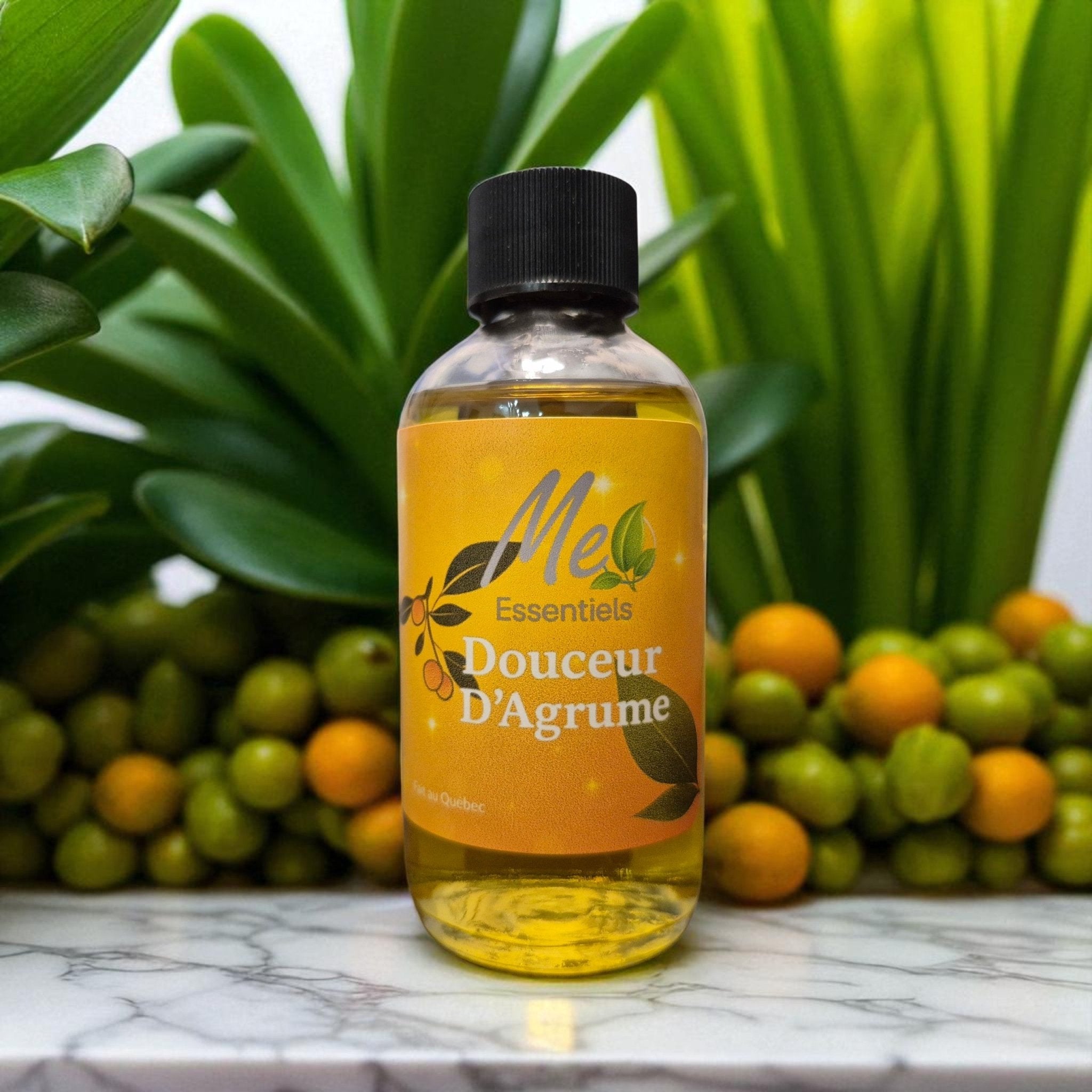 Douceur d'Agrume - Huile à Diffuseurs à Roseaux - Me Essentiels