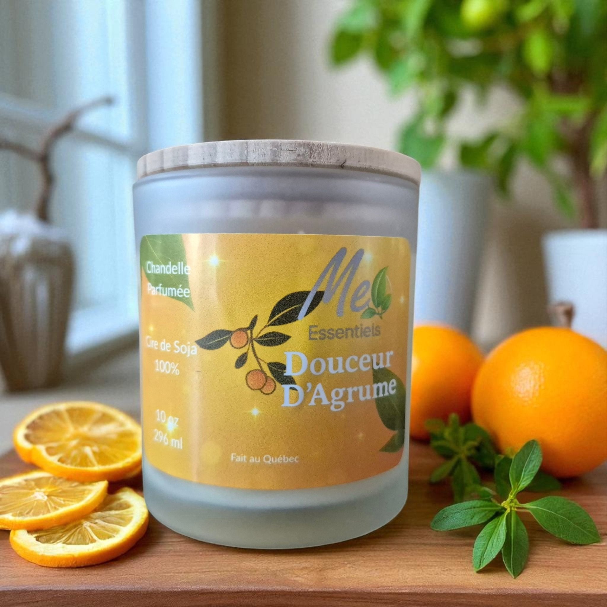 Douceur d'Agrume - Chandelle 10 OZ - Me Essentiels
