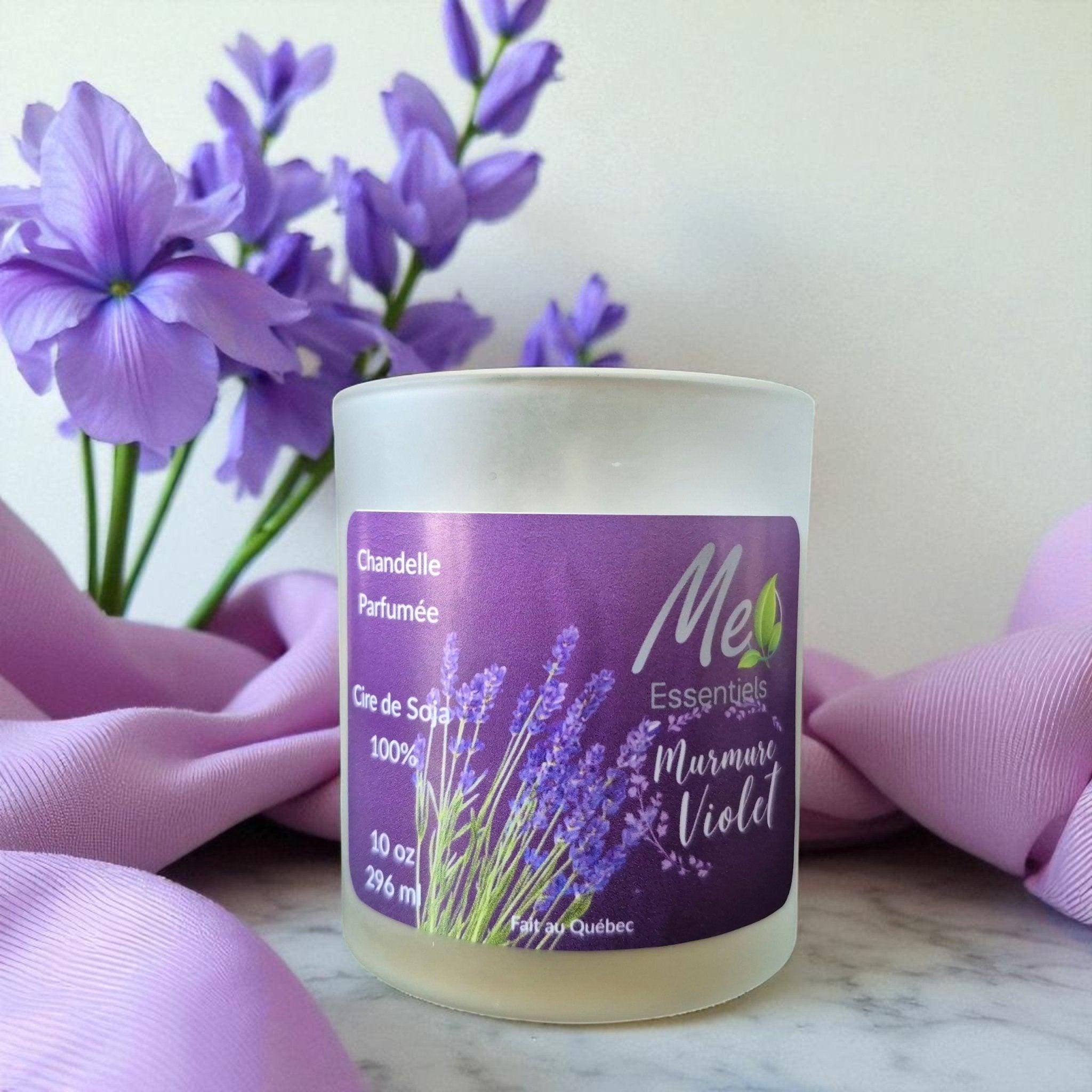 Murmure Violet - Chandelle 10 oz - Me Essentiels