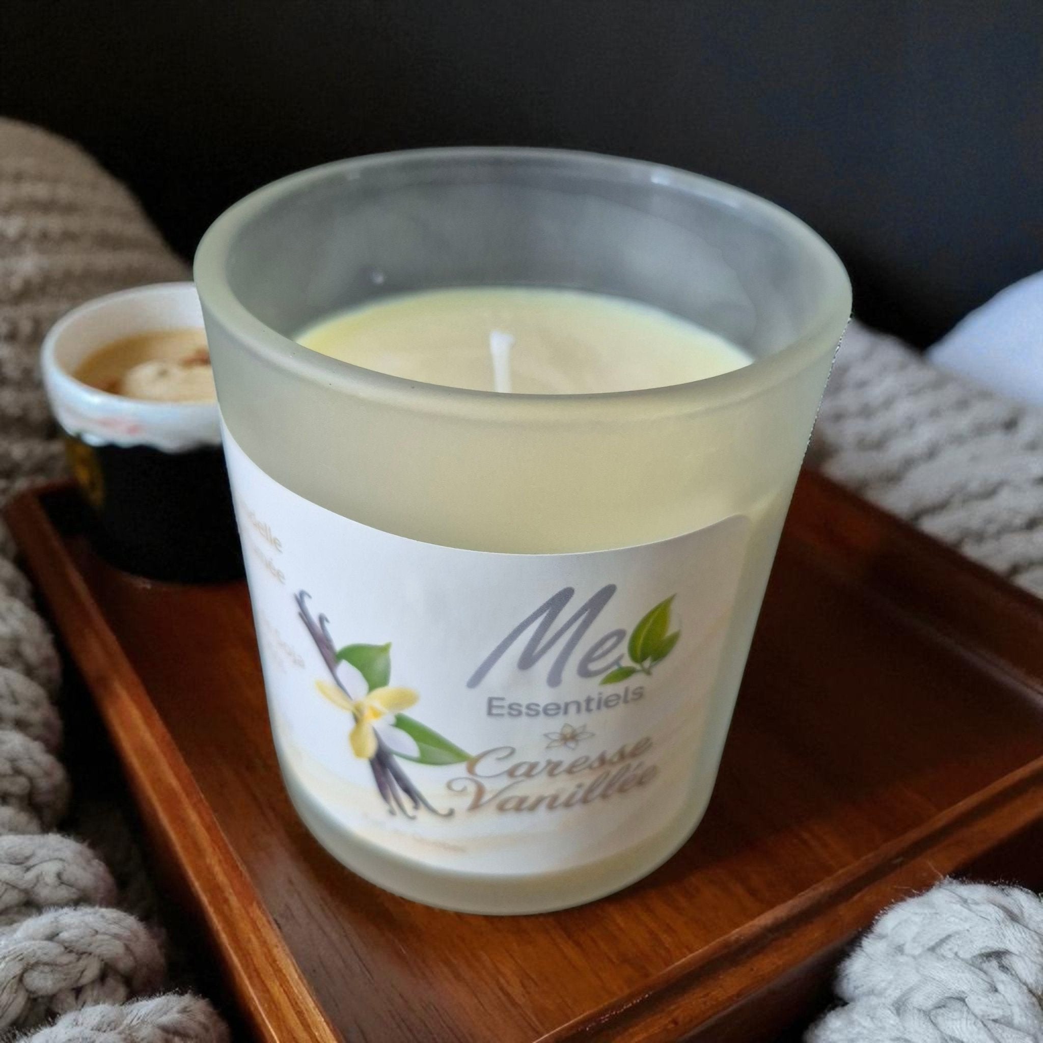 Caresse Vanillée - Chandelle 10 oz - Me Essentiels
