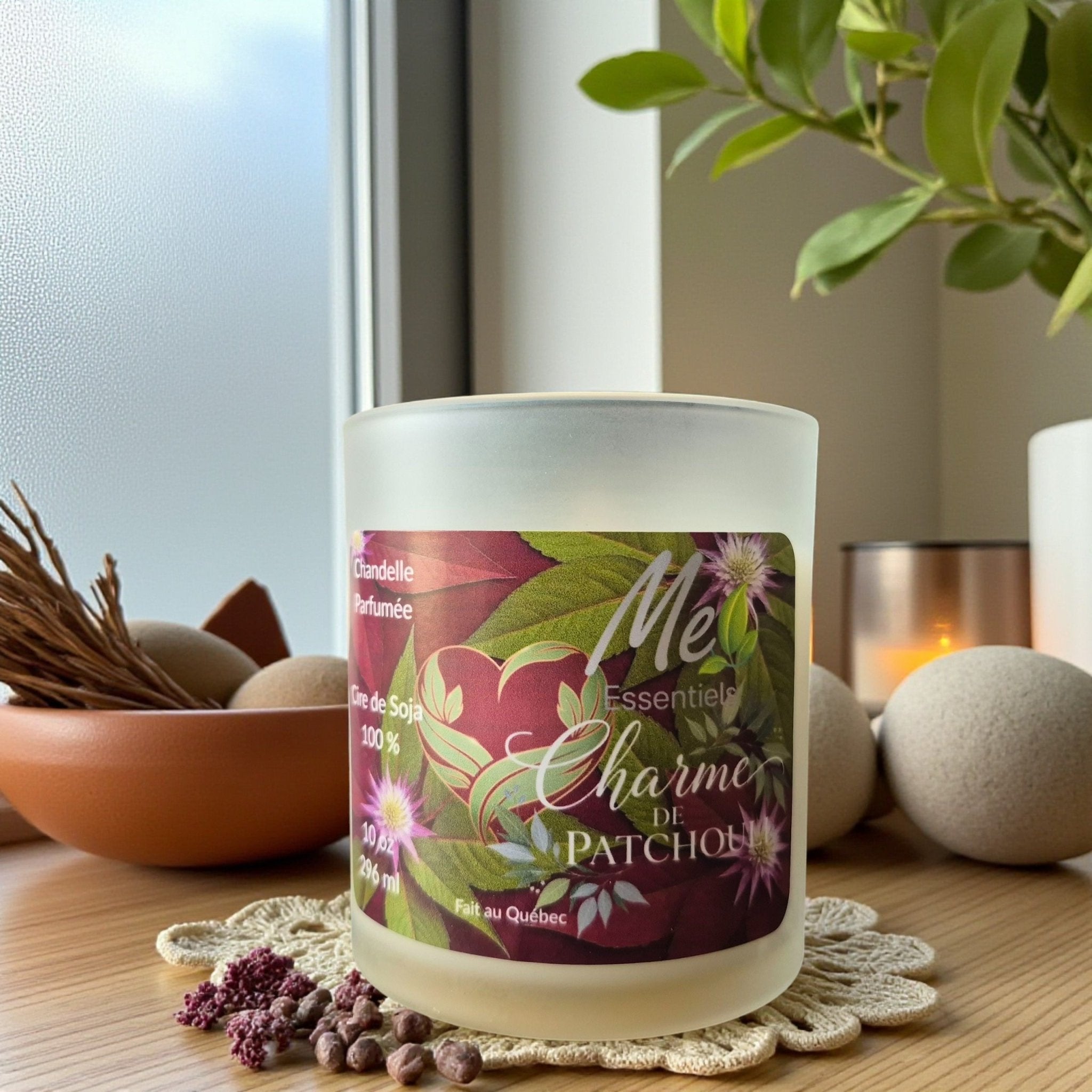 Charme de Patchouli - Chandelle 10 oz - Me Essentiels