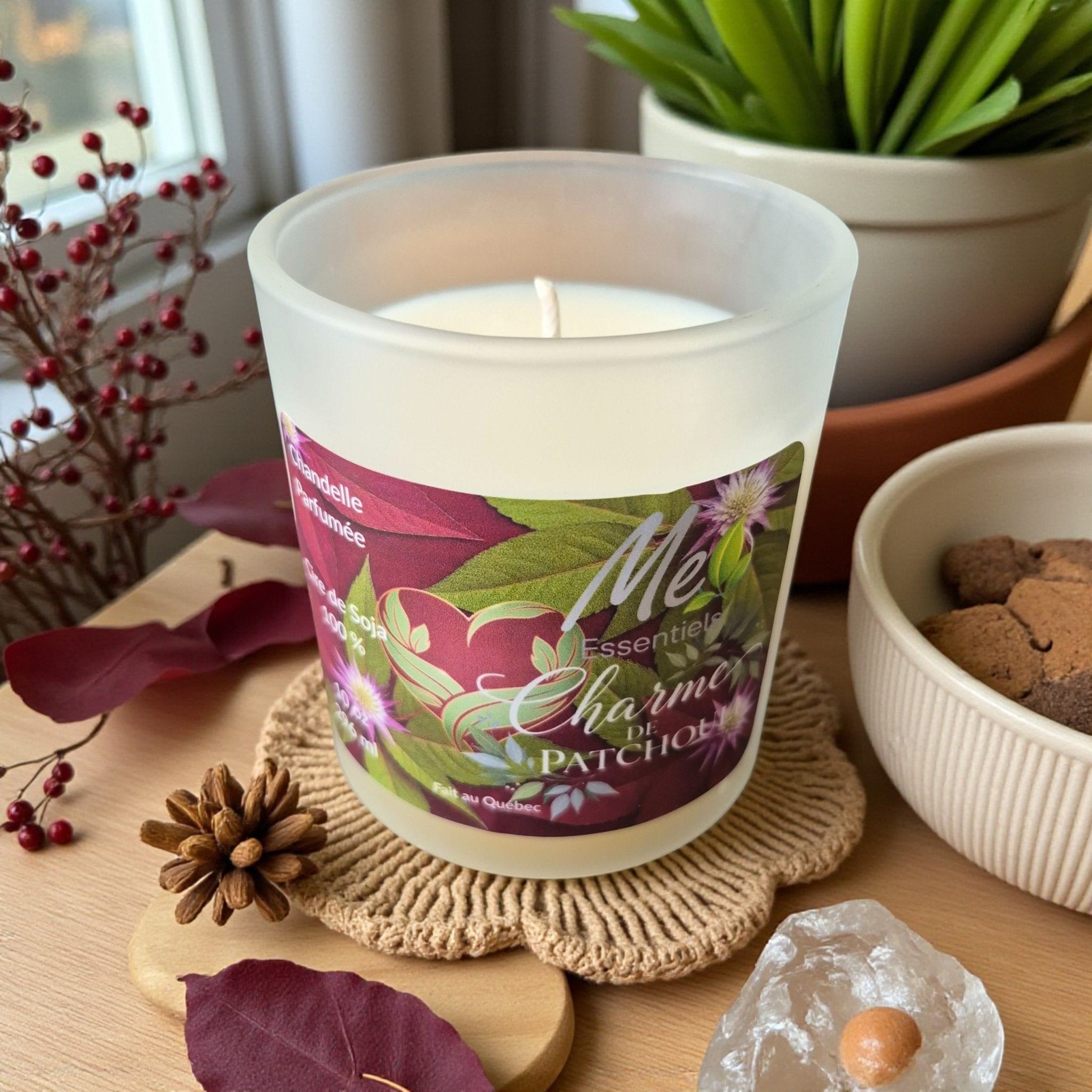 Charme de Patchouli - Chandelle 10 oz - Me Essentiels