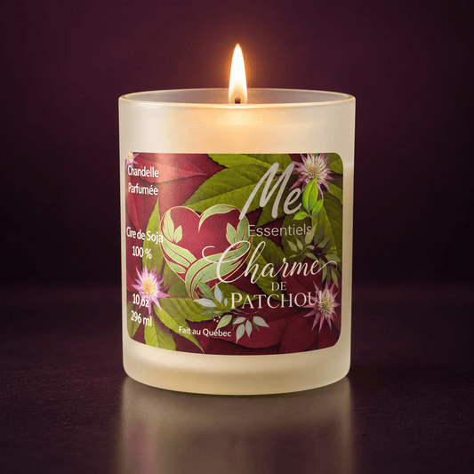 Charme de Patchouli - Chandelle 10 oz - Me Essentiels