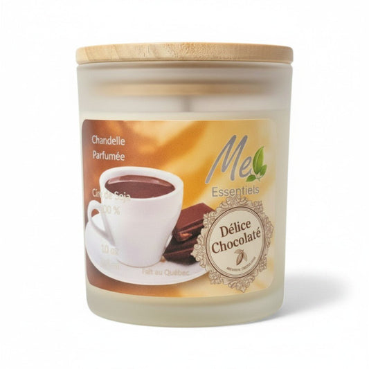 Délice Chocolaté - Chandelle 10oz - Me Essentiels