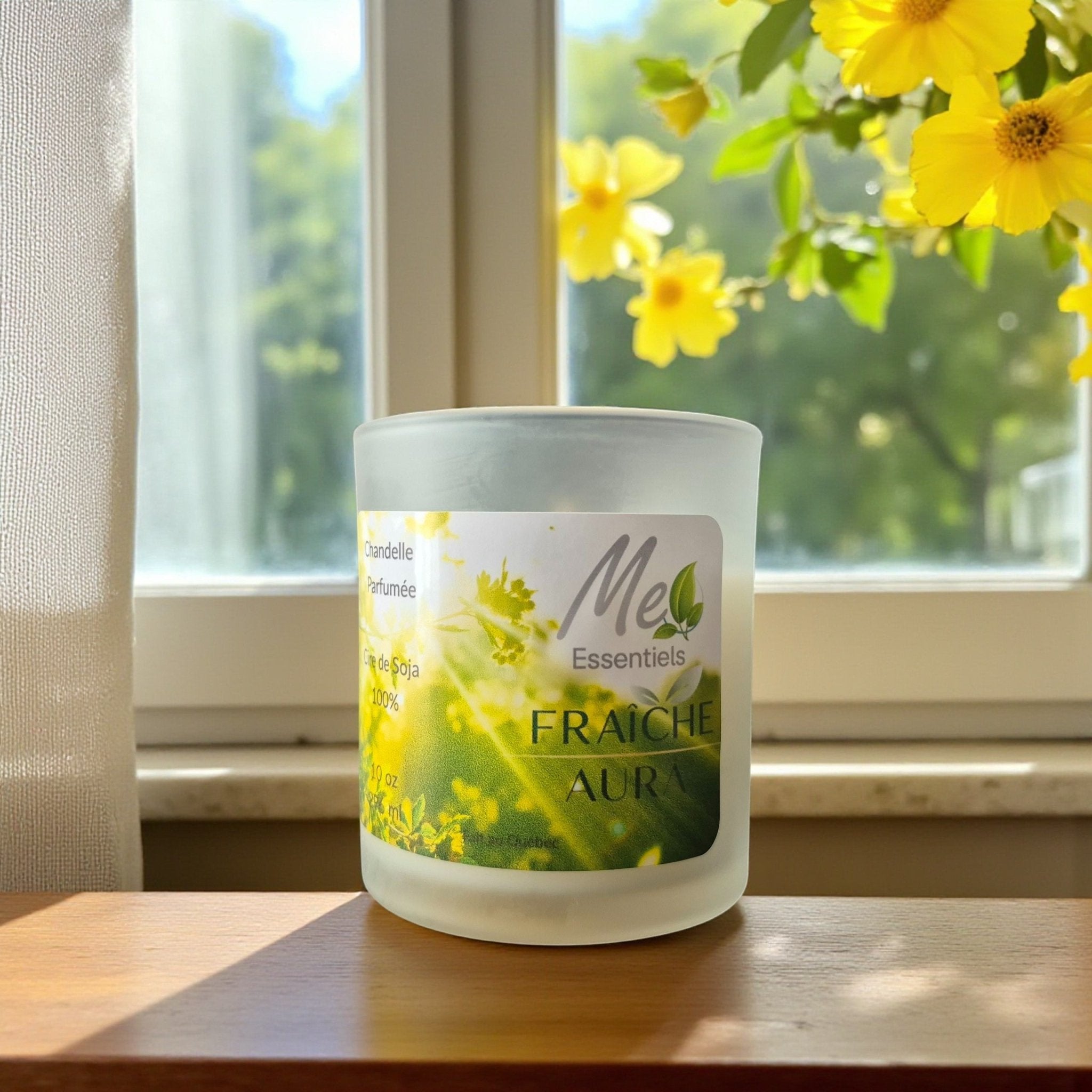 Fraîche Aura - Chandelle 10 oz - Me Essentiels