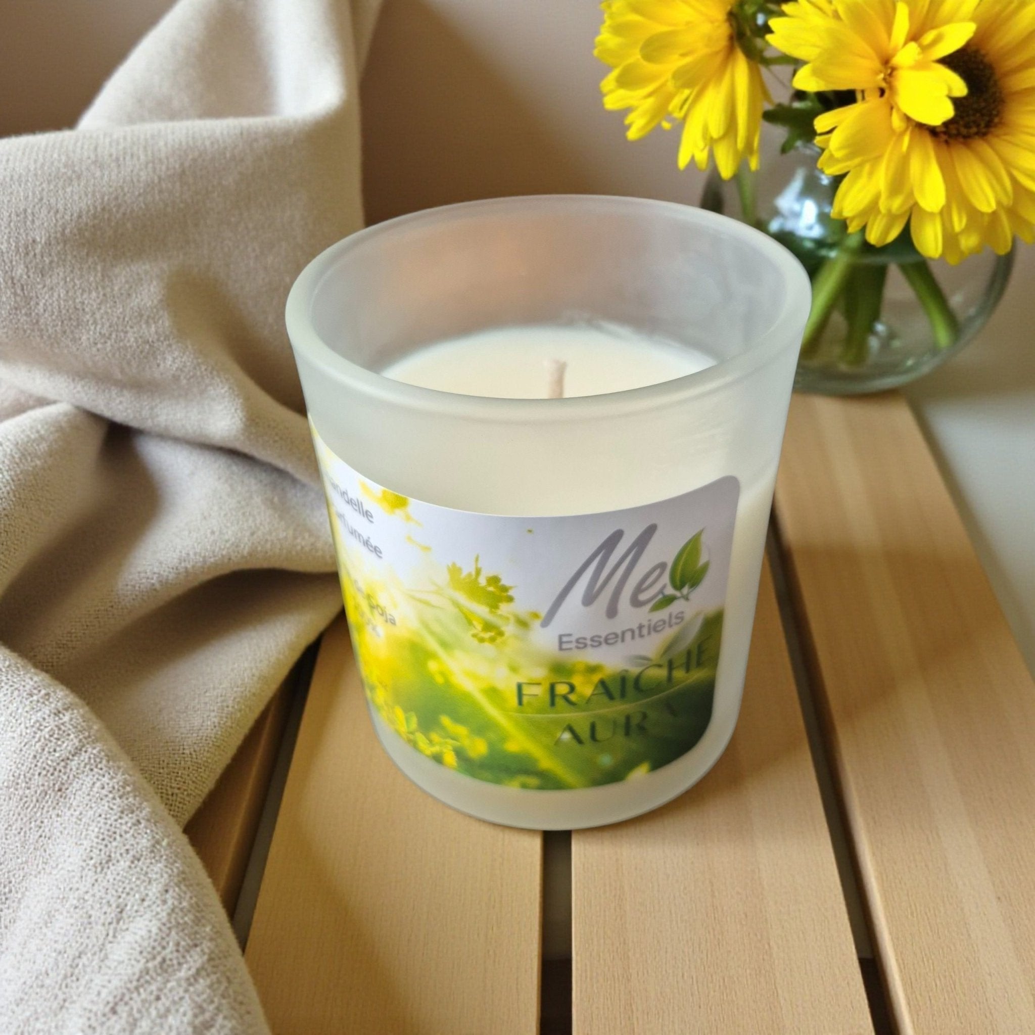 Fraîche Aura - Chandelle 10 oz - Me Essentiels
