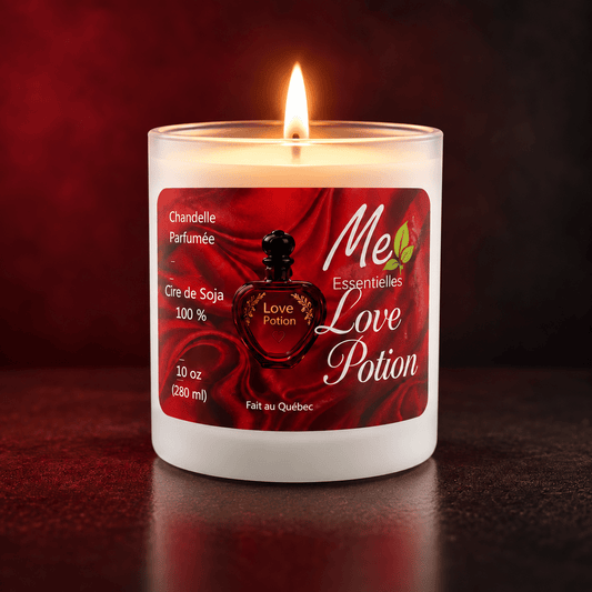 Love Potion - Chandelle 10 oz - Tombe en amour encore - Me Essentiels