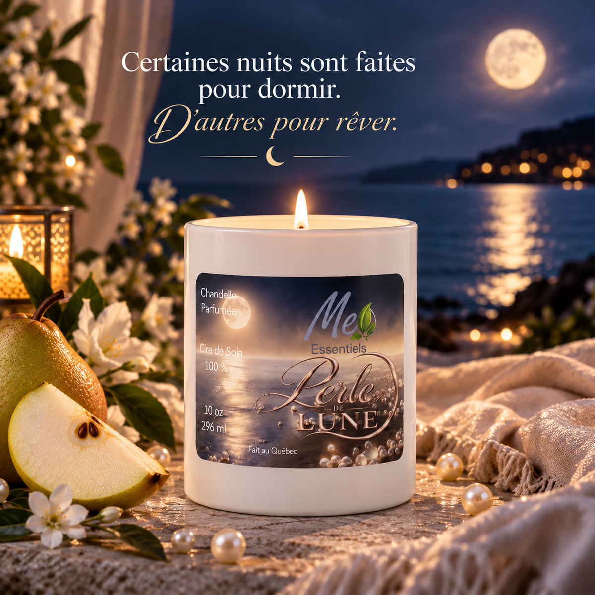 Perle de Lune — Certaines nuits sont faites pour dormir. D’autres pour rêver.