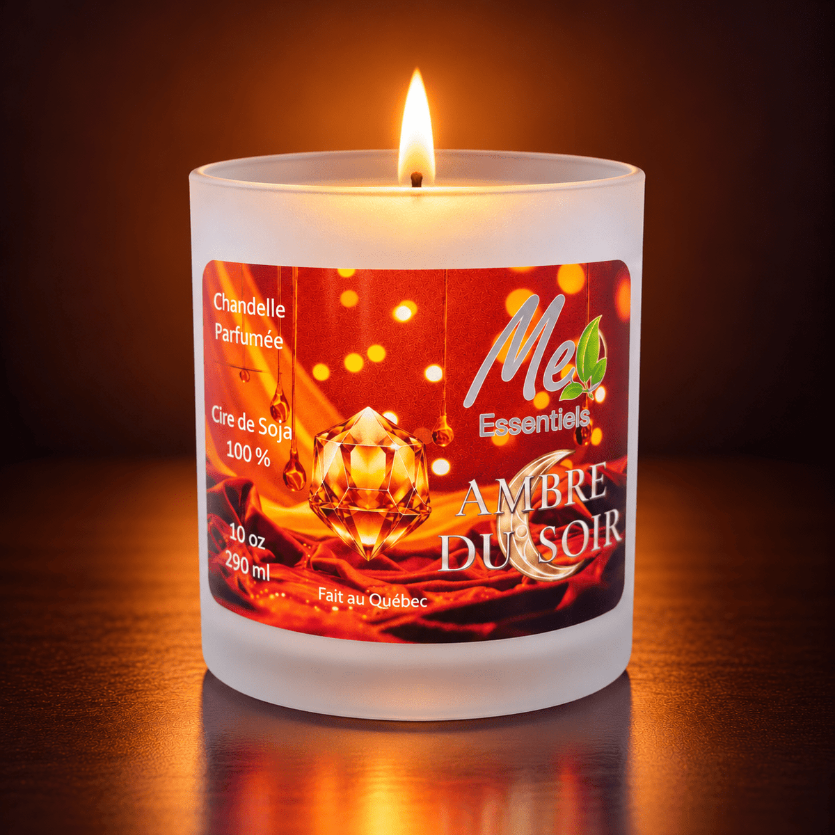 Ambre du Soir - Chandelle 10 oz - Me Essentiels