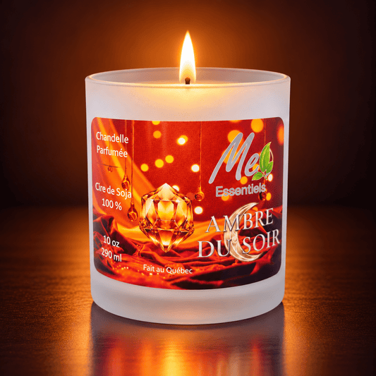 Ambre du Soir - Chandelle 10 oz - Me Essentiels