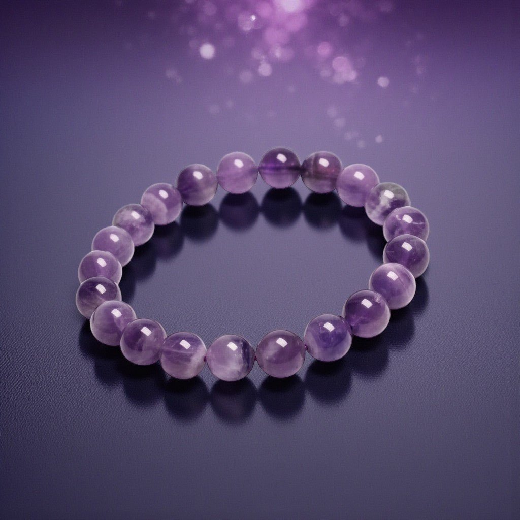 Améthyste - Bracelet 8mm - Me Essentiels