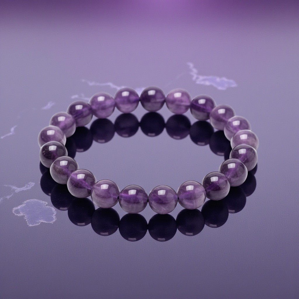 Améthyste - Bracelet 8mm - Me Essentiels