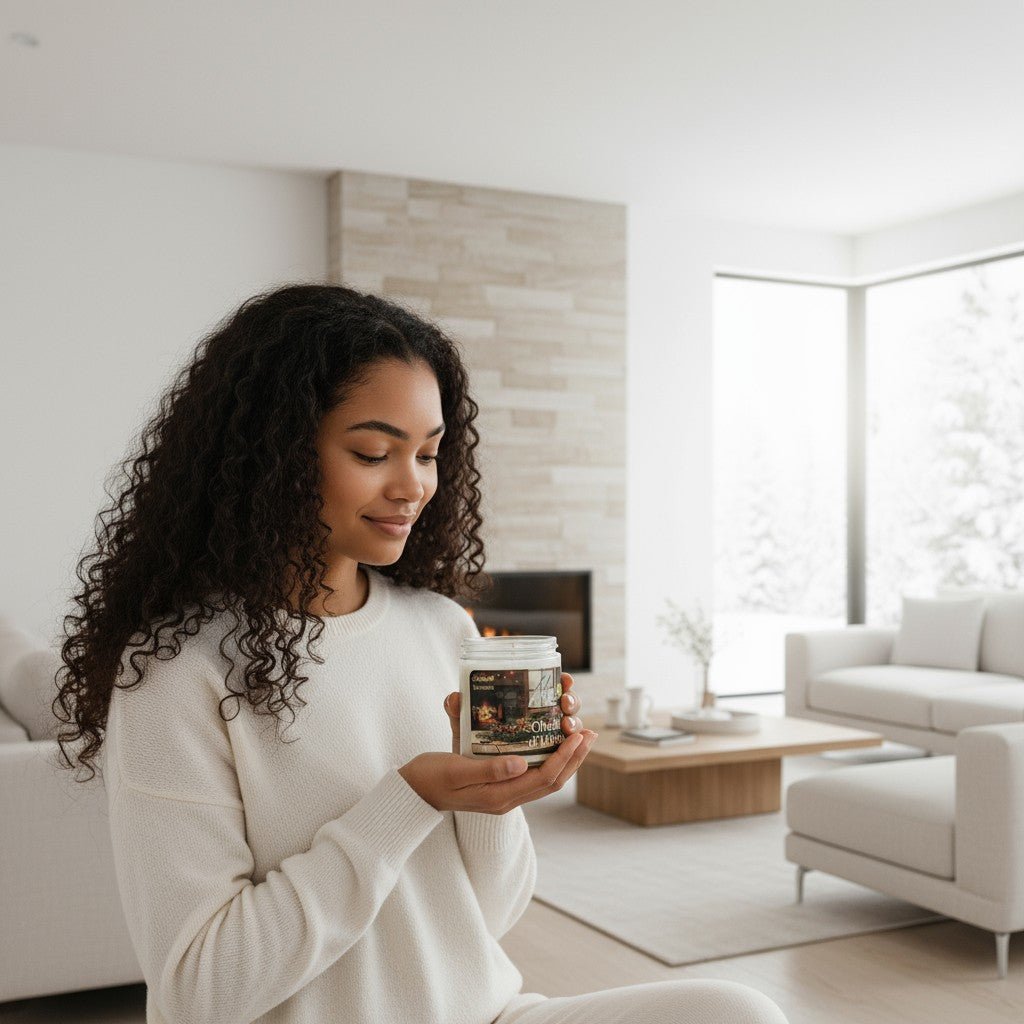 Chalet d'Hiver - Chandelle 8 0z - Me Essentiels