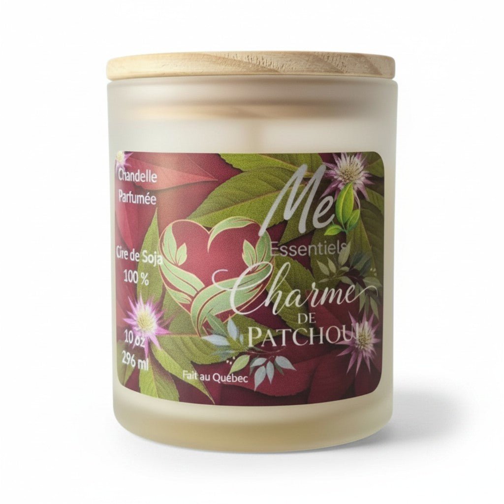 Charme de Patchouli - Chandelle 10 oz - Me Essentiels