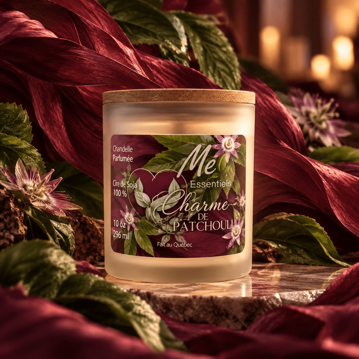 Charme de Patchouli - Chandelle 10 oz - Me Essentiels