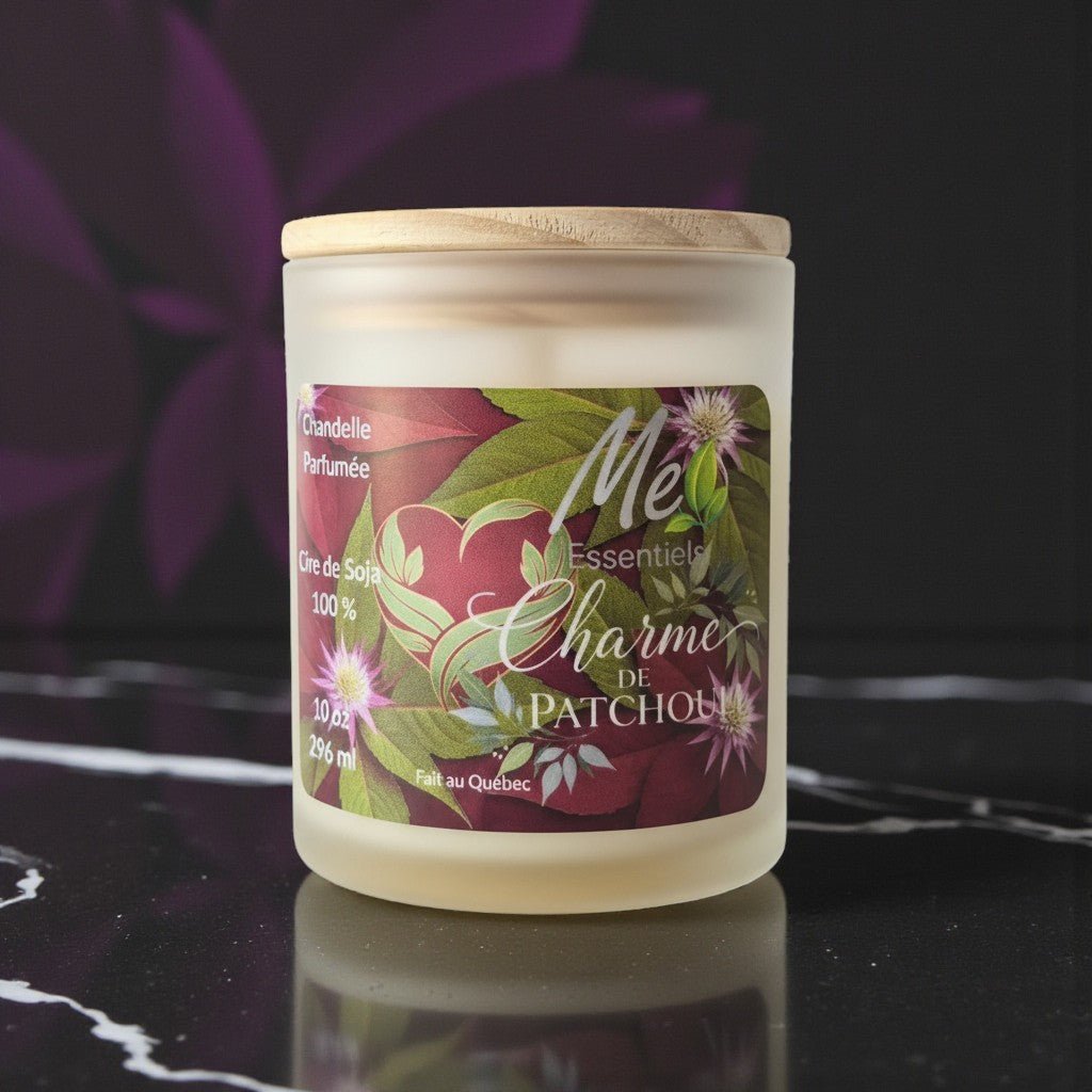 Charme de Patchouli - Chandelle 10 oz - Me Essentiels