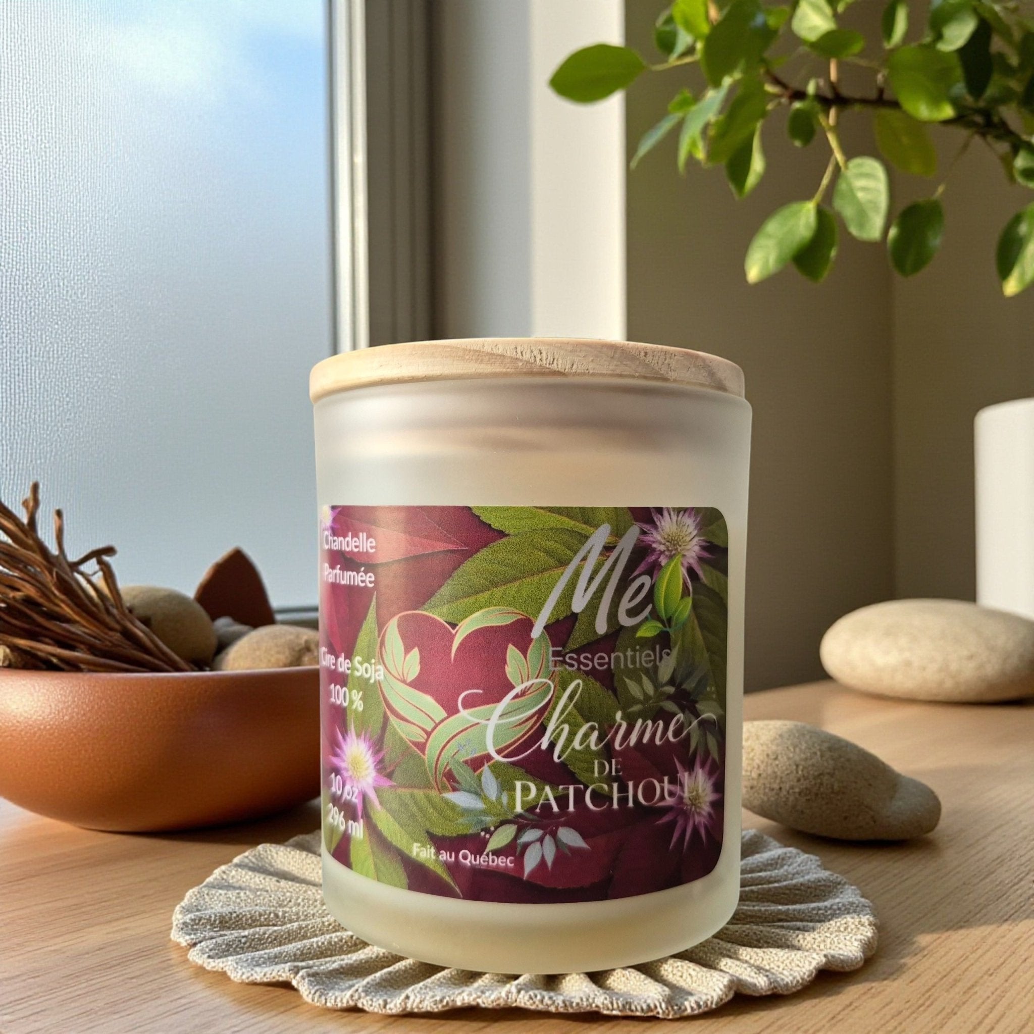 Charme de Patchouli - Chandelle 10 oz - Me Essentiels