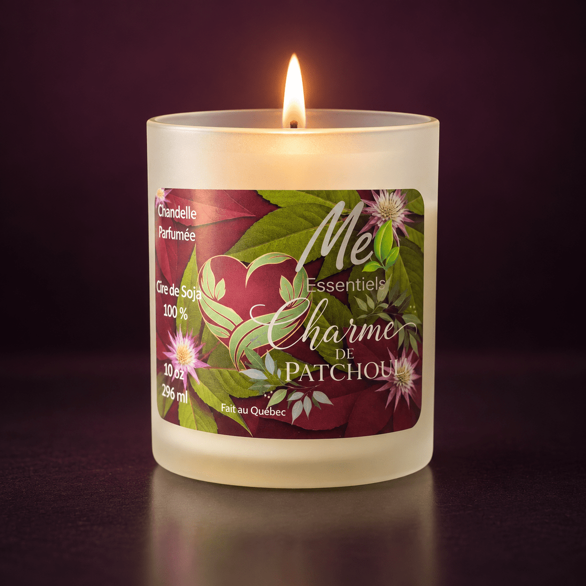 Charme de Patchouli - Chandelle 10 oz - Me Essentiels