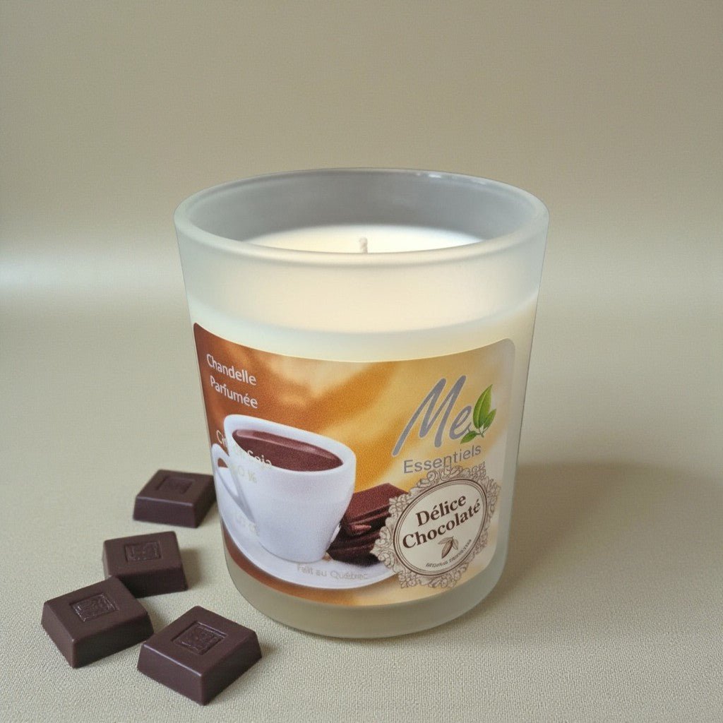 Délice Chocolaté - Chandelle 10oz - Me Essentiels