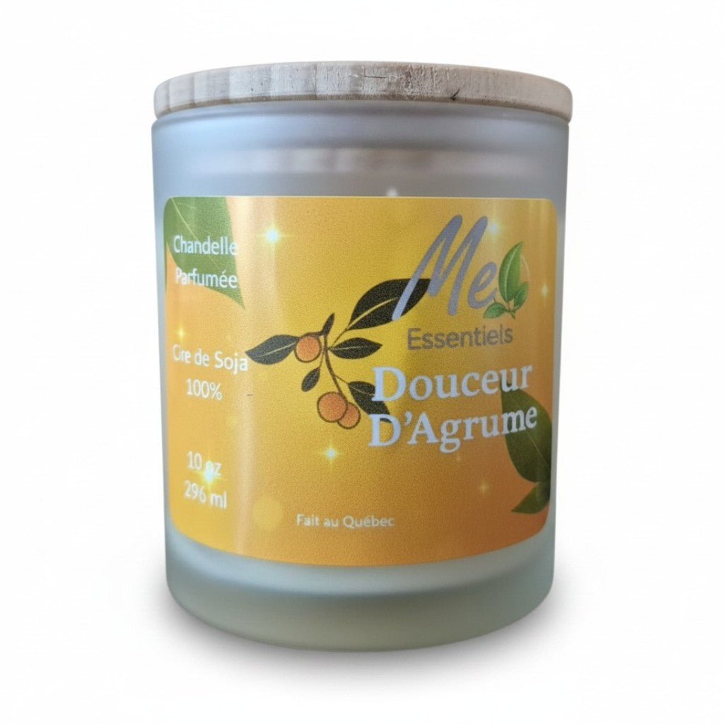 Douceur d'Agrume - Chandelle 10 OZ - Me Essentiels