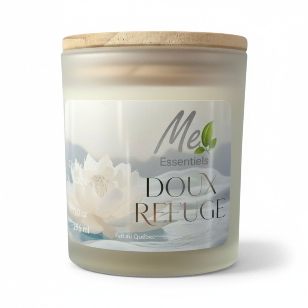 Doux Refuge - Chandelle 10 oz - Me Essentiels