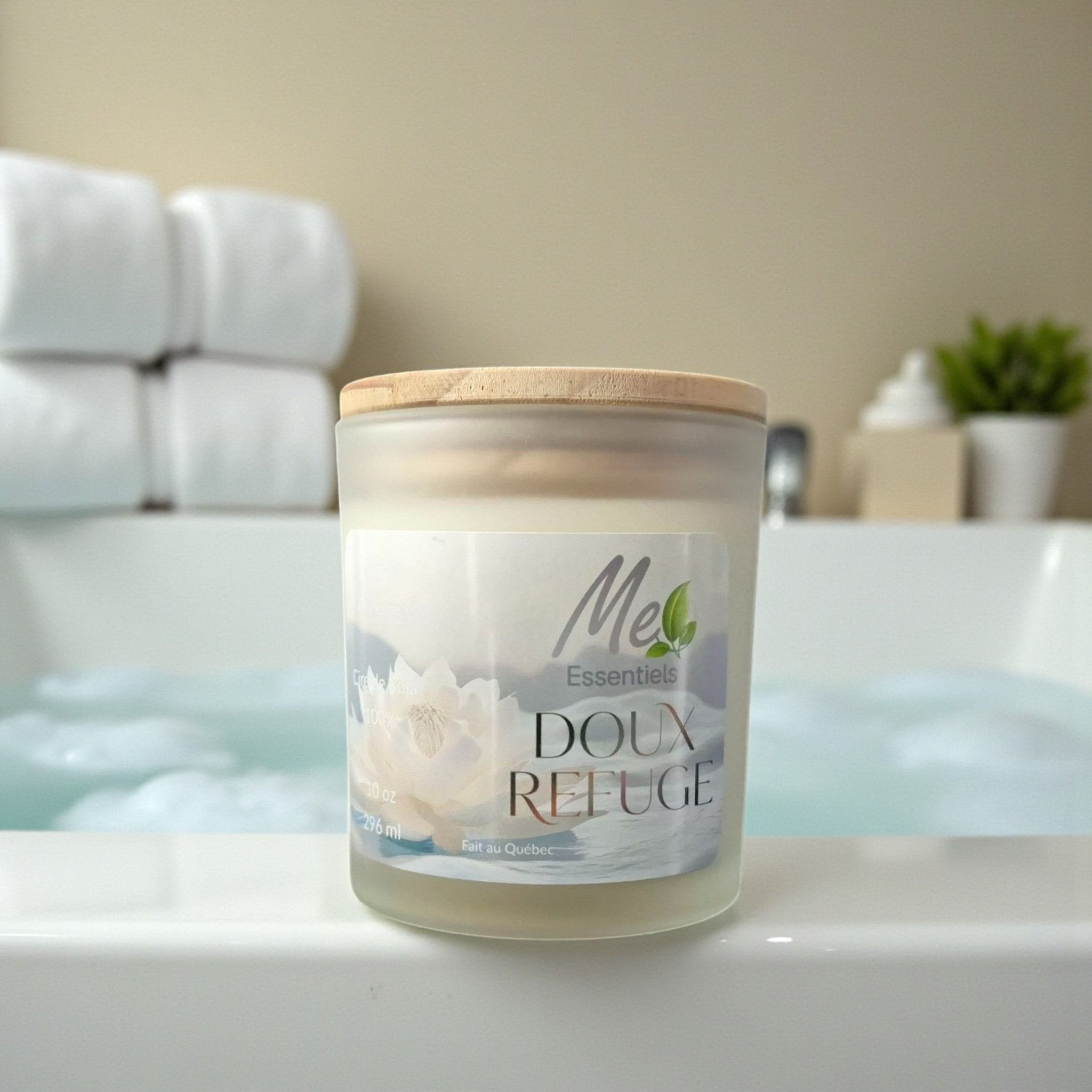 Doux Refuge - Chandelle 10 oz - Me Essentiels