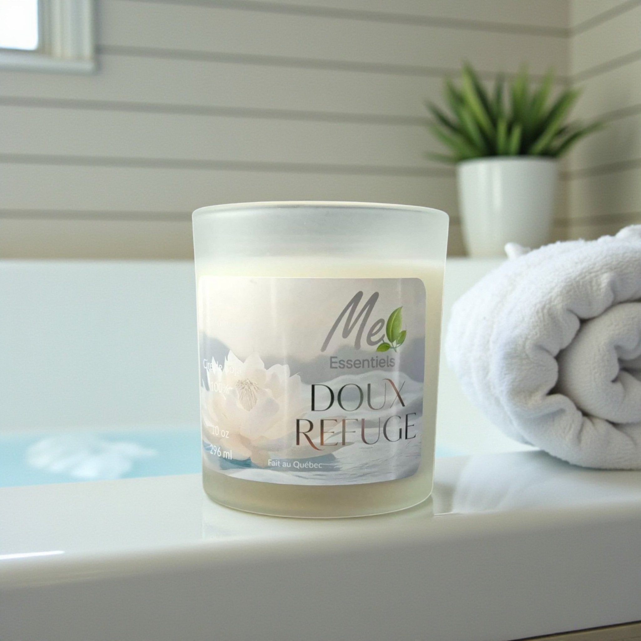 Doux Refuge - Chandelle 10 oz - Me Essentiels