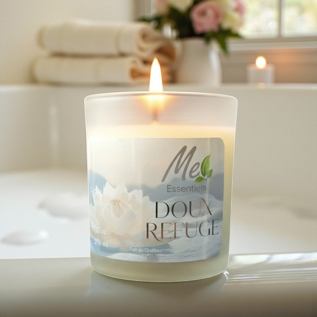 Doux Refuge - Chandelle 10 oz - Me Essentiels