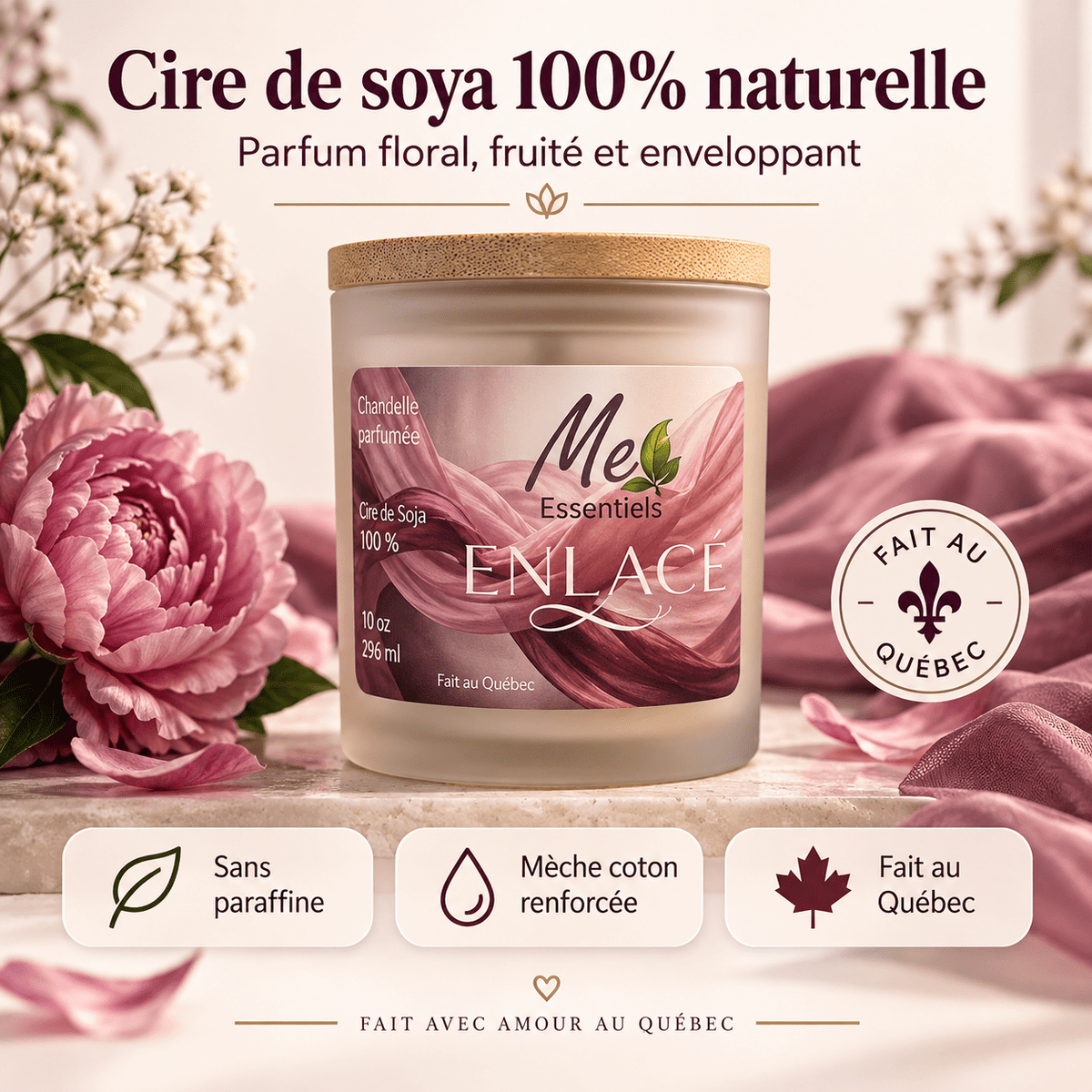 Enlacé - Certaines fragrances habillent une pièce. ENLACÉ habite le soir. - Me Essentiels