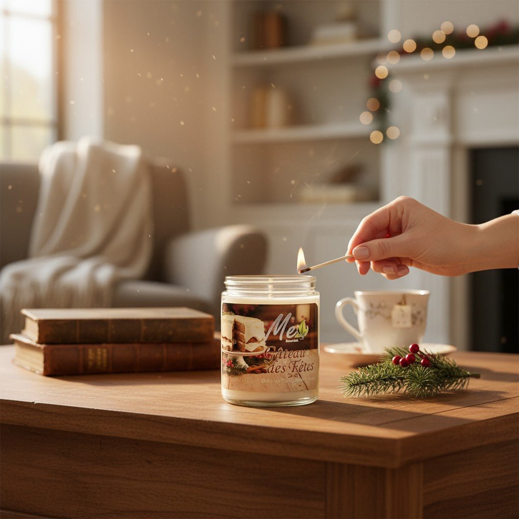 Gâteau des Fêtes - Chandelles 08 oz - Me Essentiels