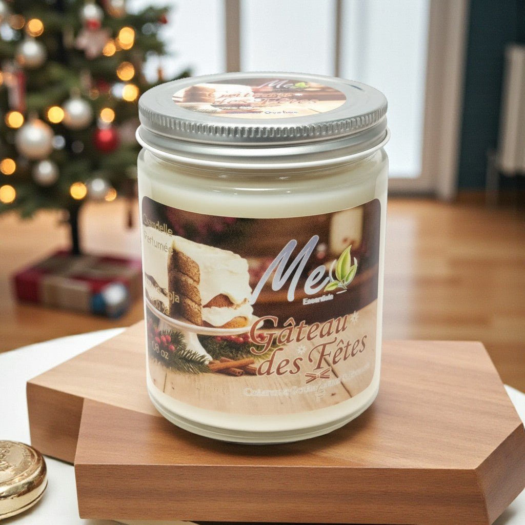 Gâteau des Fêtes - Chandelles 08 oz - Me Essentiels