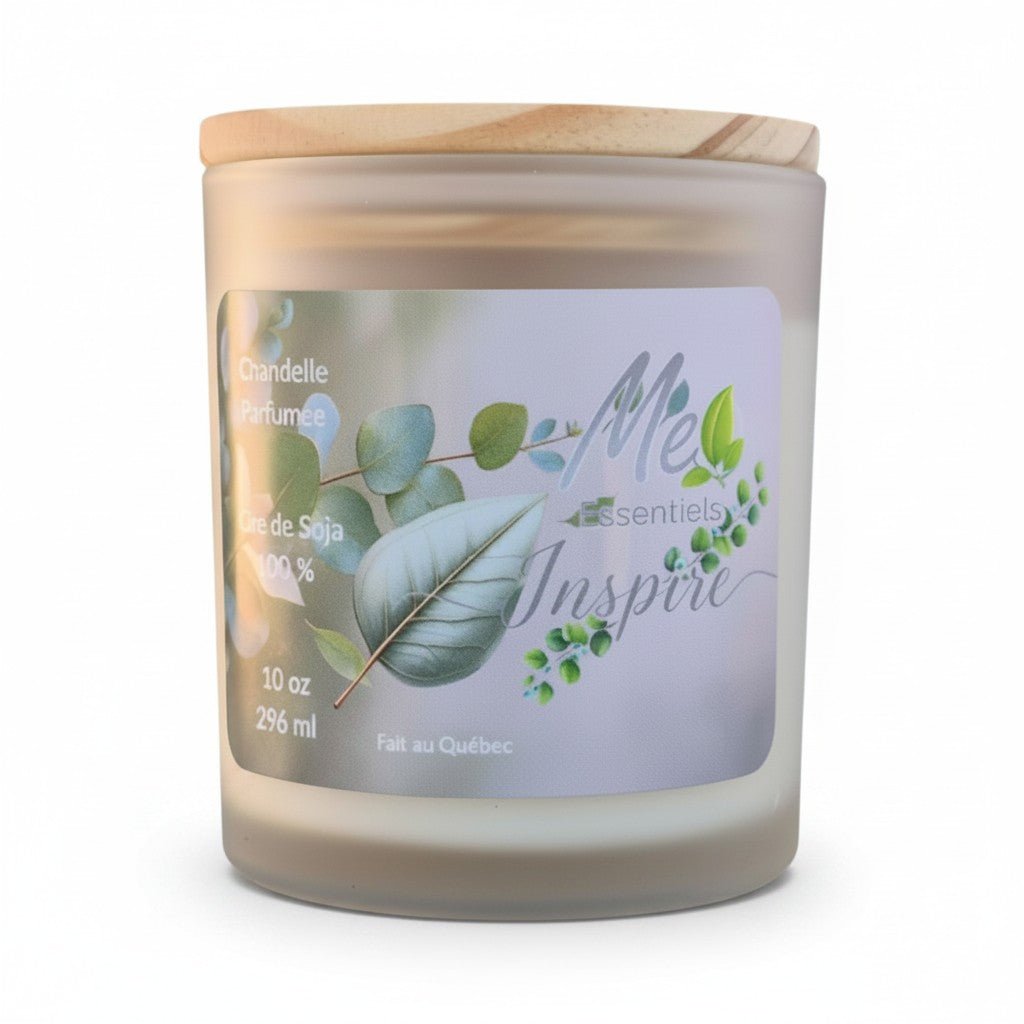 Inspire - Chandelle 10 oz - Fragrance Eucalyptus - Me Essentiels