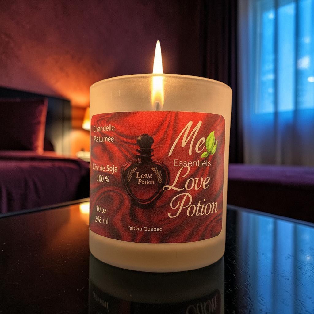 Love Potion - Chandelle 10 oz - Tombe en amour encore - Me Essentiels