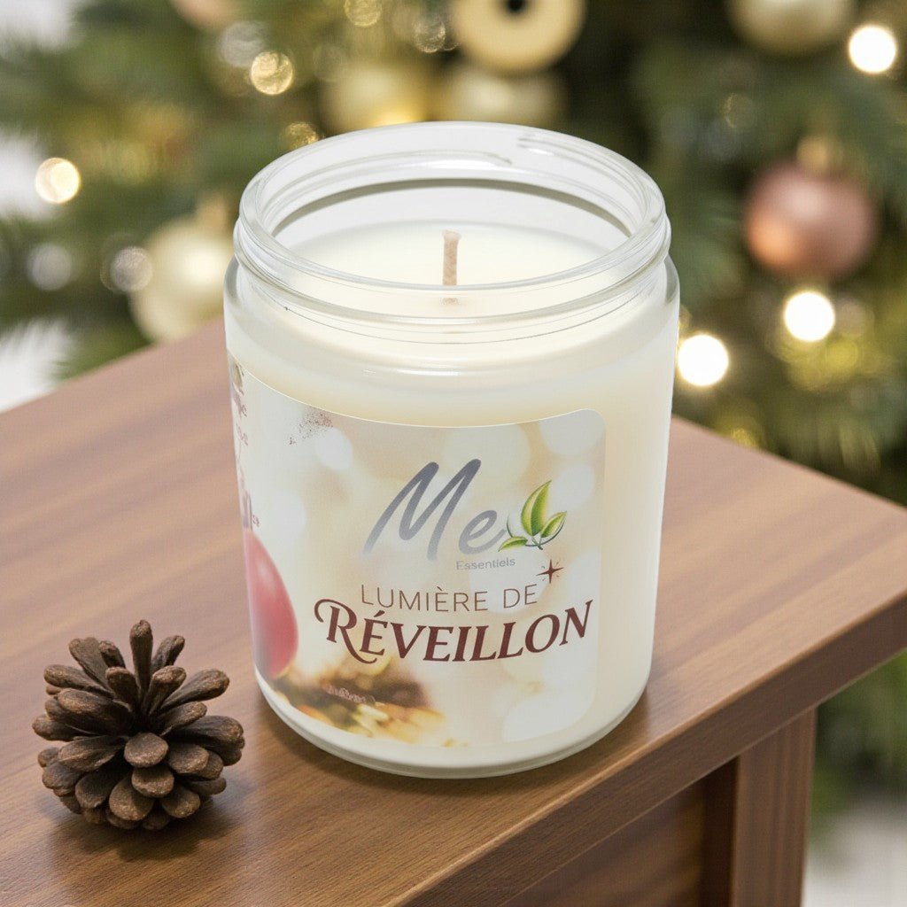 Lumière de Réveillon - Chandelle magie des fêtes 8oz - Me Essentiels