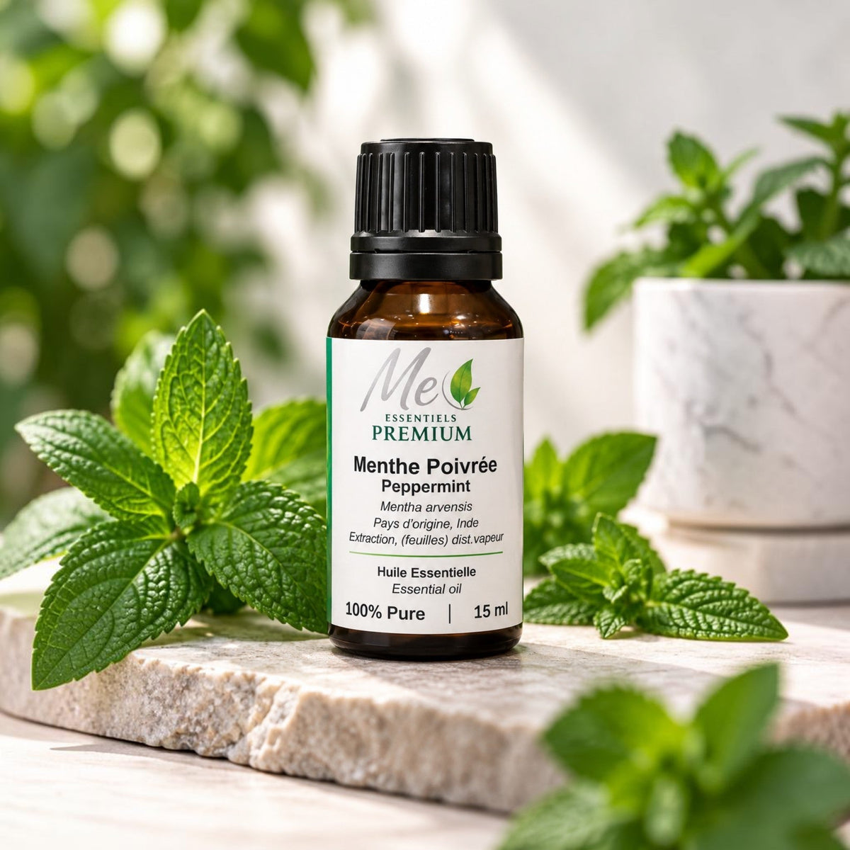 Menthe poivrée - Huile essentielle -15ml - Me Essentiels