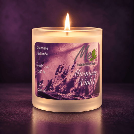 Murmure Violet - Chandelle 10 oz - Me Essentiels