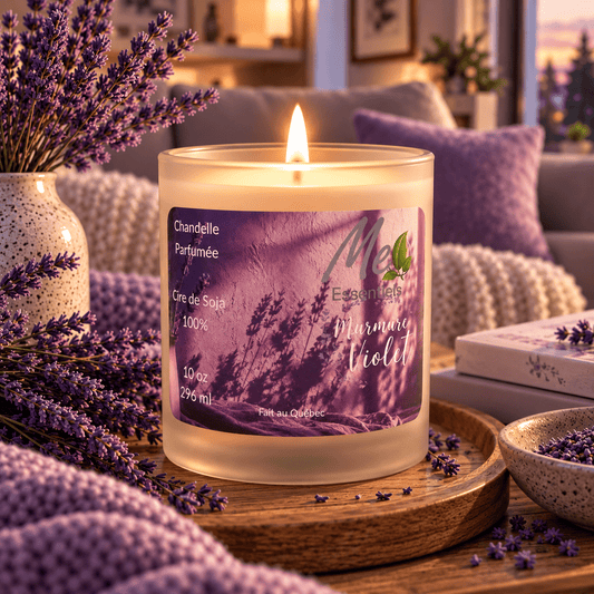 Murmure Violet - Chandelle 10 oz - Me Essentiels