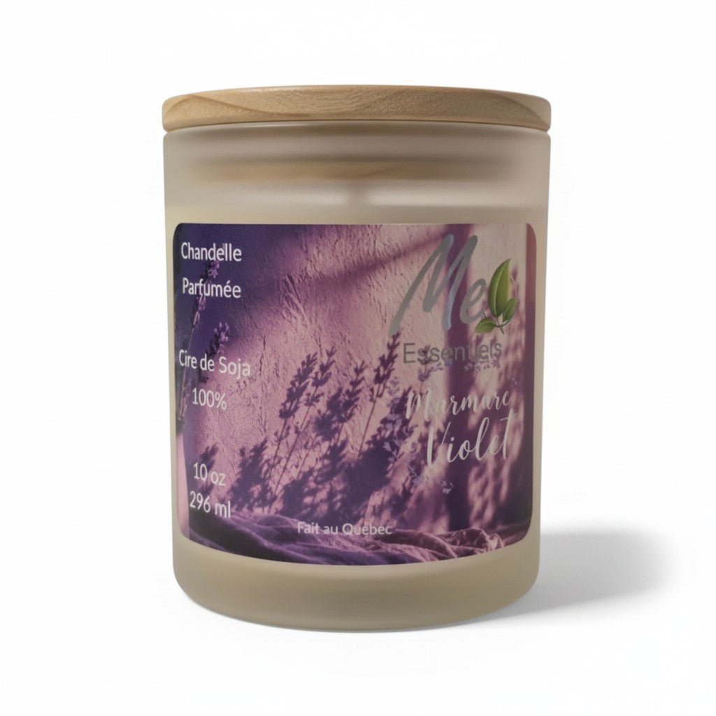 Murmure Violet - Chandelle 10 oz - Me Essentiels