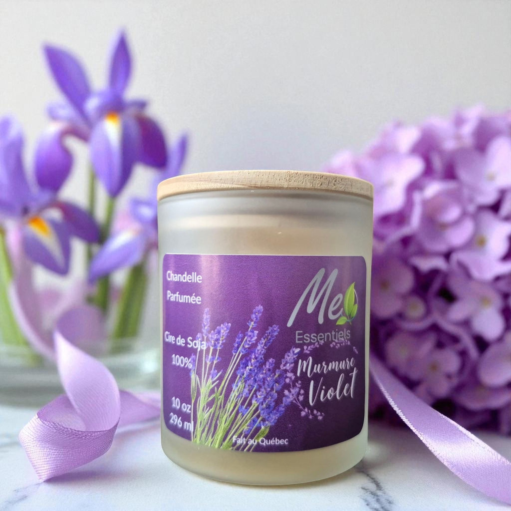 Murmure Violet - Chandelle 10 oz - Me Essentiels