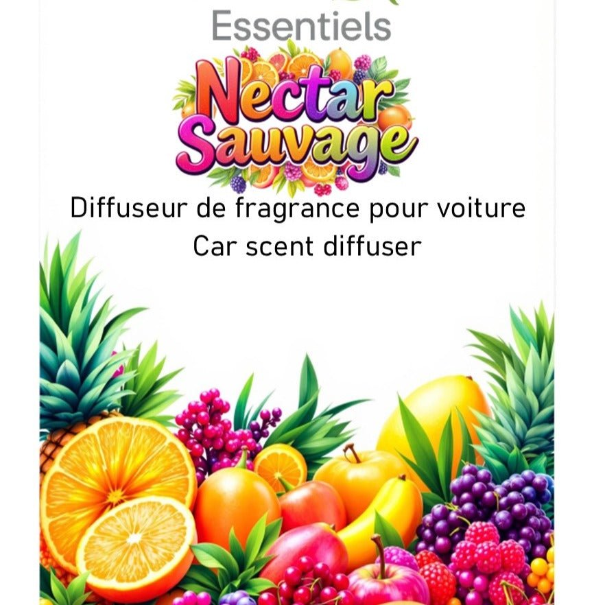 NECTAR SAUVAGE - DÉSODORISANT AUTO - Me Essentiels