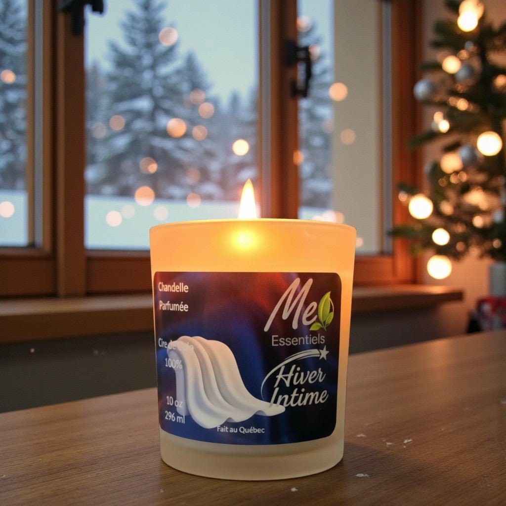 Plaisir d'Hiver – Chandelle de soya 10oz - Me Essentiels