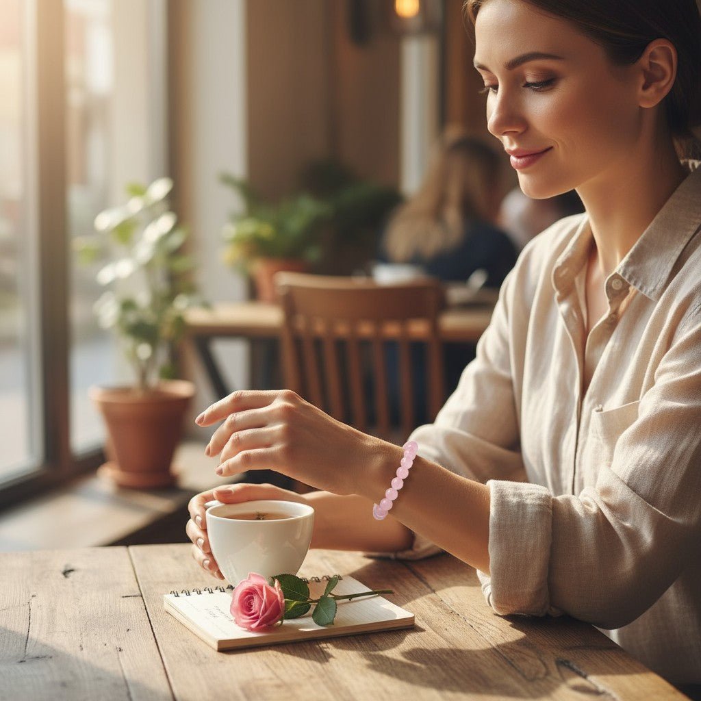Quartz Rose - Bracelet - Me Essentiels