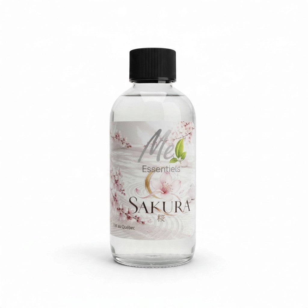 SAKURA — Recharge pour diffuseur à roseaux 120 ml - Me Essentiels