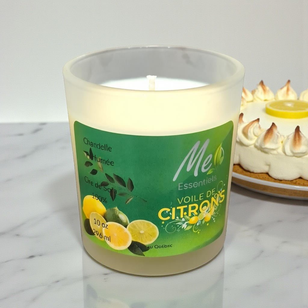 Voile de Citron - Chandelle 10 oz - Me Essentiels