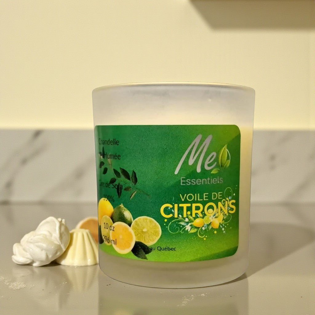 Voile de Citron - Chandelle 10 oz - Me Essentiels